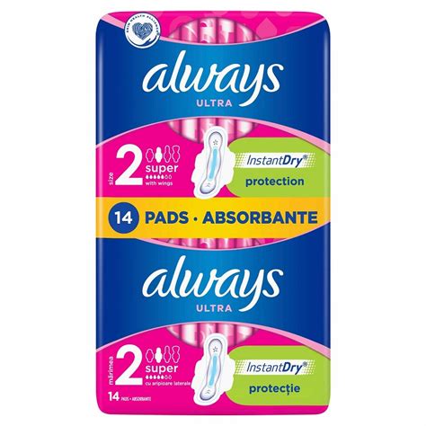 Absorbante Always Platinum Ultra Super Plus Duo 14 Bucati Bebe Tei