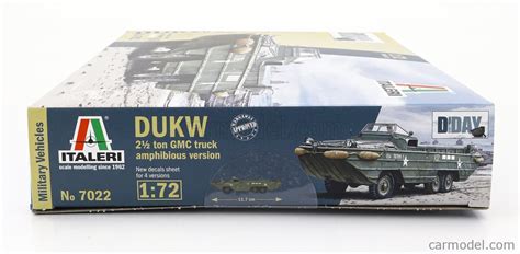 Italeri It Scale Gmc Dukw Truck Boat Anfibio Military