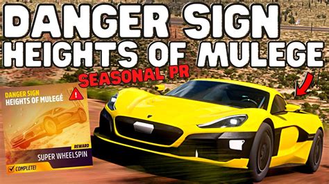 How To Complete SEASONL PR Stunt HEIGHTS OF MULEGE Danger Sign Seasonal