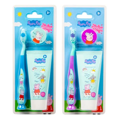 Peppa Pig Toothbrush Set Incl Toothpaste Karsten International