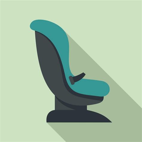 Icono De Asiento De Seguridad Para Beb Con Cintur N Ilustraci N Plana