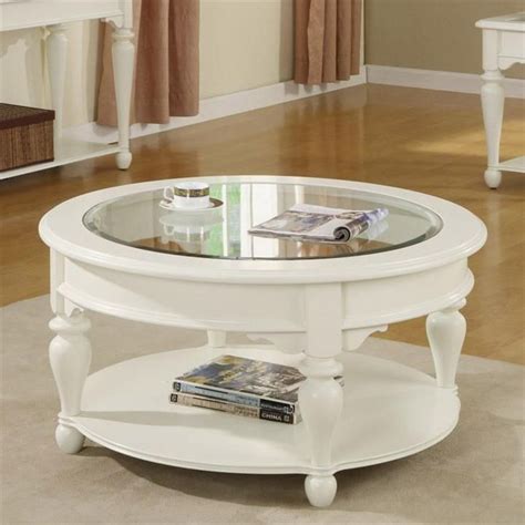 Best 10+ of White Wood Round Coffee Table