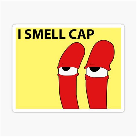 ""I Smell Cap" Mr Krabs Meme" Sticker for Sale by Jake-The-Artist ...