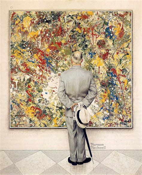 Norman Rockwell The Connoisseur 1962 Amstobart