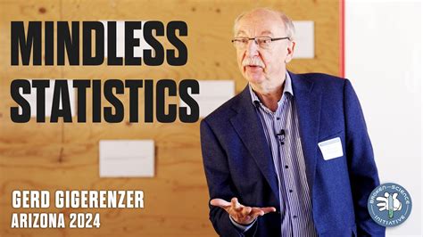 Gerd Gigerenzer Mindless Statistics Go IT