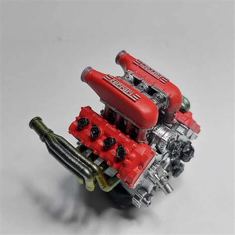 OBJ file Ferrari 458 engine 🧞‍♂️・3D printable model to download・Cults