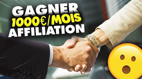 Comment Gagner 1000 Par Mois En Affiliation YouTube