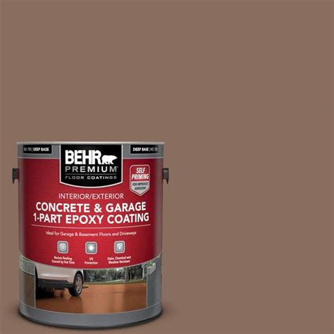 BEHR PREMIUM 1 Gal N190 6 Nut Brown Self Priming 1 Part Epoxy Satin