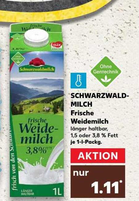 Schwarzwald Milch Frische Weidemilch Angebot Bei Kaufland 1Prospekte De