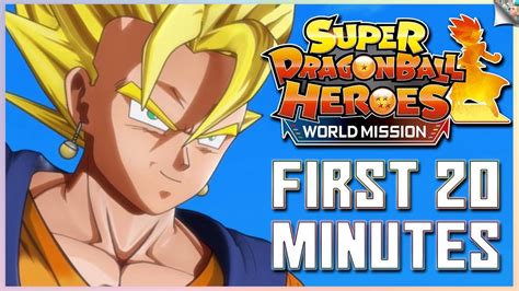 Super Dragon Ball Heroes World Mission Gameplay And Opening Movies