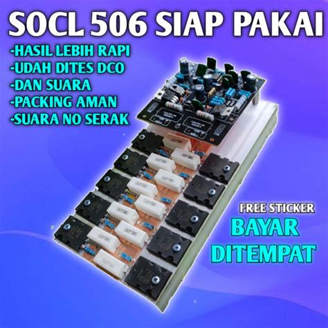 Jual Socl 506 Plus Final Kit Power Amplifier Shopee Indonesia