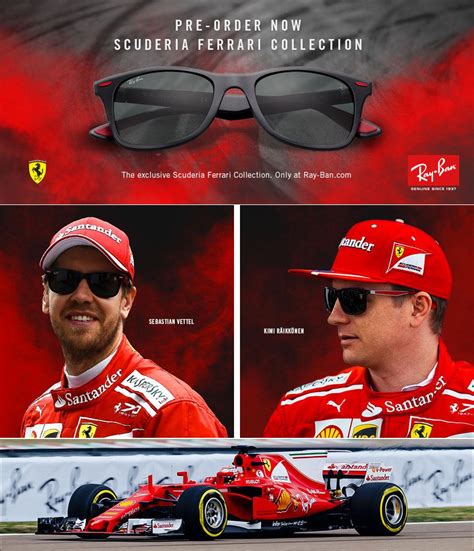 Ray Ban Taps Scuderia Ferrari F1 Racers To Design Two New 47 Off