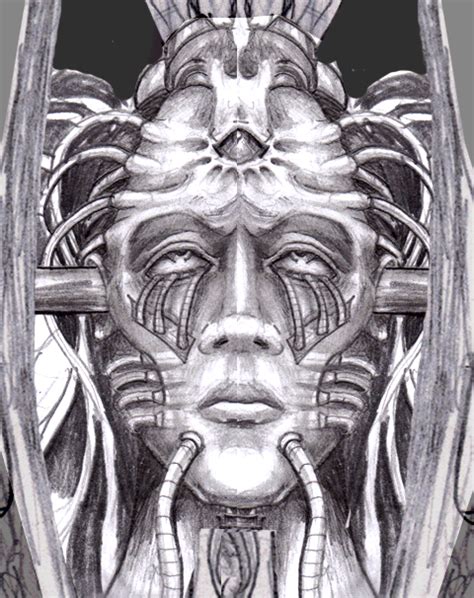 Biomechanical Sketch by PlunderedPsyche on DeviantArt