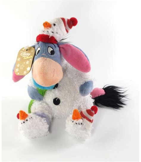 Peluche Doudou Collector Bourriquet Bonhomme De Neige PJ Pal Eeyore 20