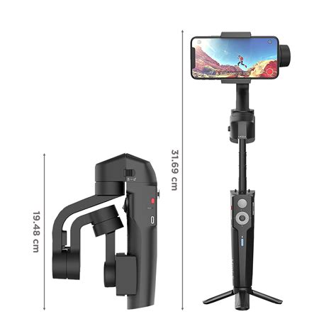 Buy Moza Mini S 3 Axis Gimble For Mobile Inception Mode Black Online