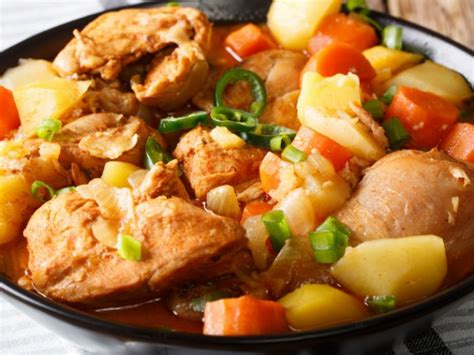 recetas de guisos de pollo con verduras fáciles económicos