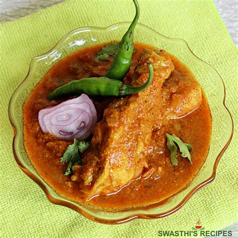 Andhra Chicken Curry Recipe Kodi Kura Swasthi S Recipes