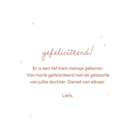 Felicitatie Geboorte Made For Moments