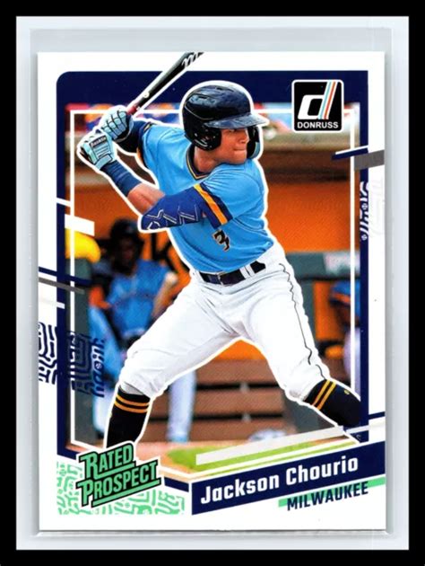 JACKSON CHOURIO 2023 Donruss Prospect Classé Rc 85 EUR 3 28 PicClick FR