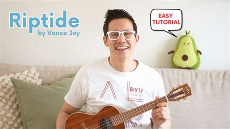 Riptide By Vance Joy Easy Ukulele Tutorial Youtube