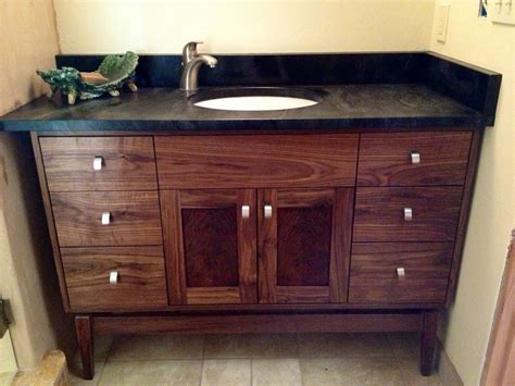 Hand Made Walnut Vanity By Modwoodshop