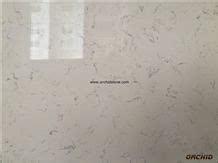 Carrara Bianca Quartz Stone Slabs Carrara White Engineered Stone Solid