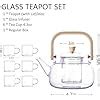 Amazon Motanber Glass Teapot With Cups Set Stovetop Safe Tea