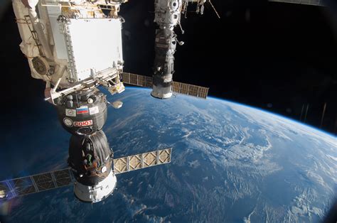 Soyuz And Progress Docked To Space Station Nasa