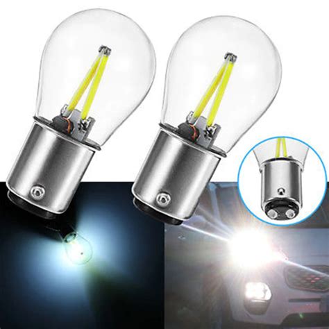 1pc 1156 BA15S P21W COB White LED Turn Signal Light Reverse Backup Lamp