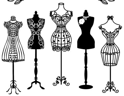 Платье на манекене рисунок - 53 фото