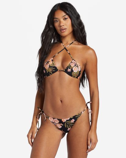 Hooked On Tropics Multi Triangle Bikini Top Billabong