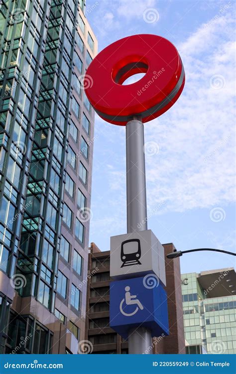 OC Transpo Logo On One Of Their Urban Buses In Downtown Ottawa ...