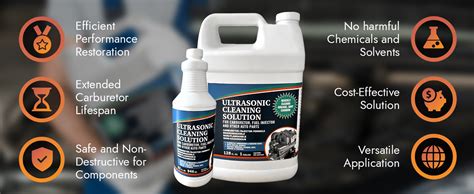 Northwest Enterprises Ultrasonic Cleaner Solution For Carburetors And Engine Parts