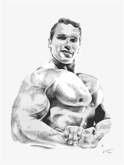 Arnold Schwarzenegger Drawing At Paintingvalley Explore