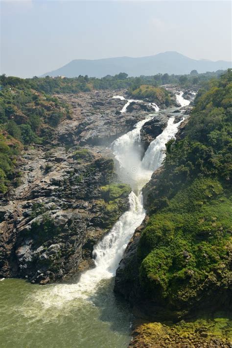 Shivanasamudra Water Falls, Magnifying, Kaveri River Stock Image ...