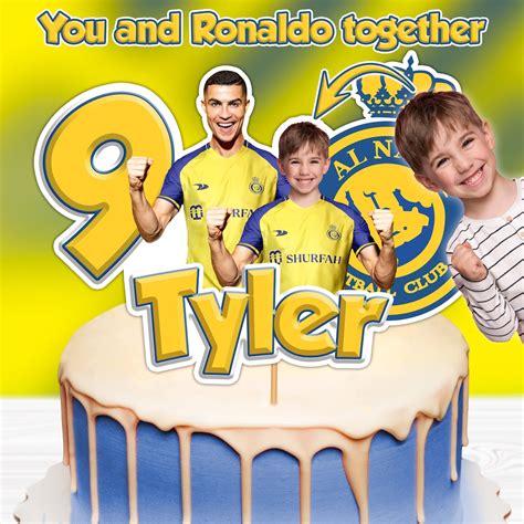 Ronaldo Cake Topper Cr7 Cake Topper Al Nassr Cake Topper Custom Cake