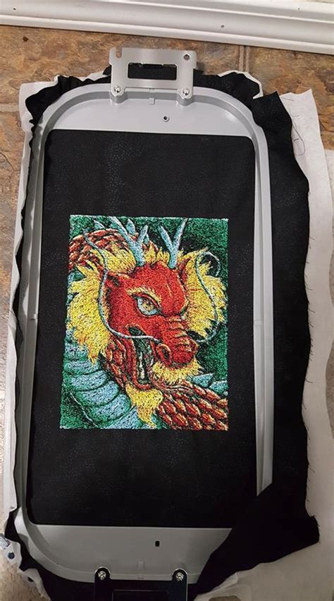 Red Dragon Free Embroidery Design On The Hoop Creative Handmade With