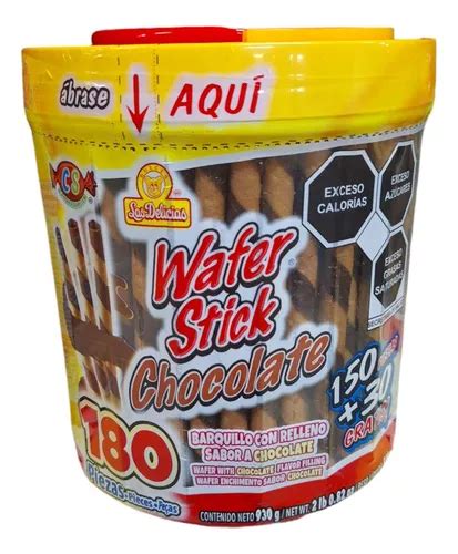 Wafer Stick Barquillo Relleno De Chocolate Las Delicias MercadoLibre