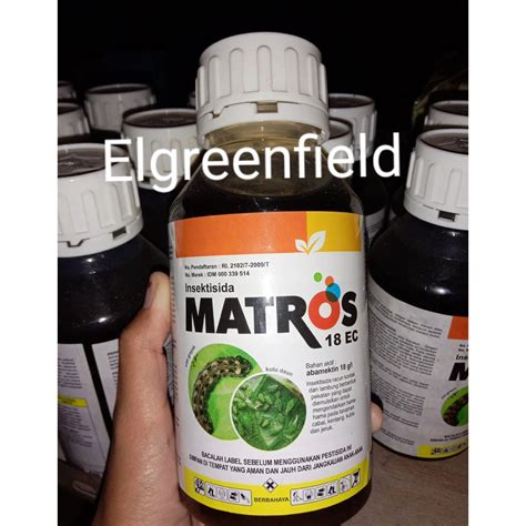 Jual Insektisida Matros Bahan Aktif Abamektin 18EC Kemasan 100ml Dan