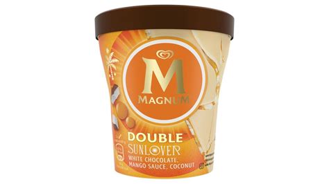 Magnum Sunlover White Chocolate Mango Coconut Ice Cream Poharas