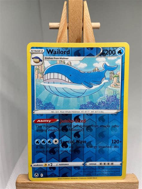 Wailord Reverse Holo 38 Prices Pokemon Silver Tempest Pokemon Cards