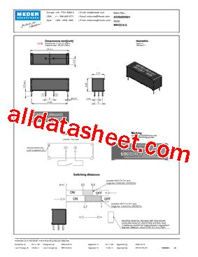 Mk Datasheet Pdf Meder Electronic