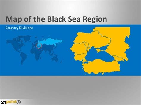 Black Sea Region Map - PowerPoint Slides