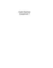 Assign Excel Ed Xlsx Austin Eastman Assignment Oceanview Marine