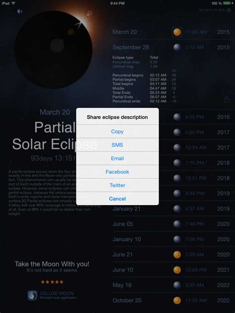 App Shopper: Solar and Lunar Eclipses - Full and Partial Eclipse ...