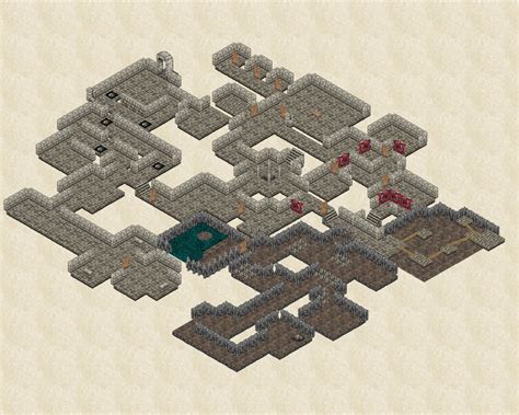 Dungeon Map Iso