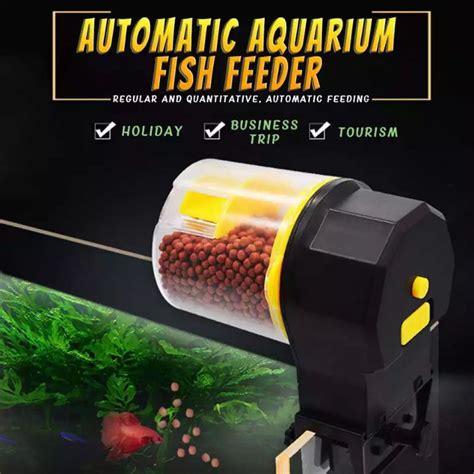 Jual Tempat Makan Ikan Akuarium Aquarium Otomatis Timer Dispenser Pakan