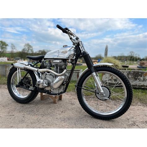 Ajs Tele Rigid Trials Motorcycle 1952 500cc Runs And Rides This Is