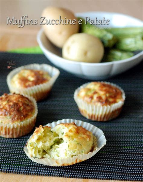 Muffins Salati Di Zucchine E Patate Con Provola Affumicata