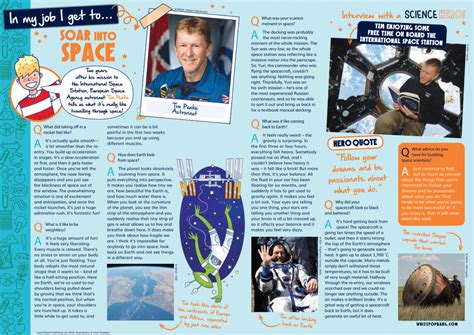 Interview With Tim Peake Download This Free Reading Comprehension